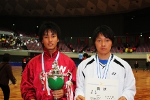 54回全日本インドア選手権大会優勝者（男子）
