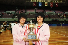 54回全日本インドア選手権大会優勝者（女子）