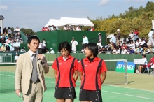 第６４回　天皇賜杯・皇后賜杯女子優勝インタ