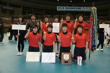 第34回全日本高等学校選抜ソフトテニス大会優勝者（女子）
