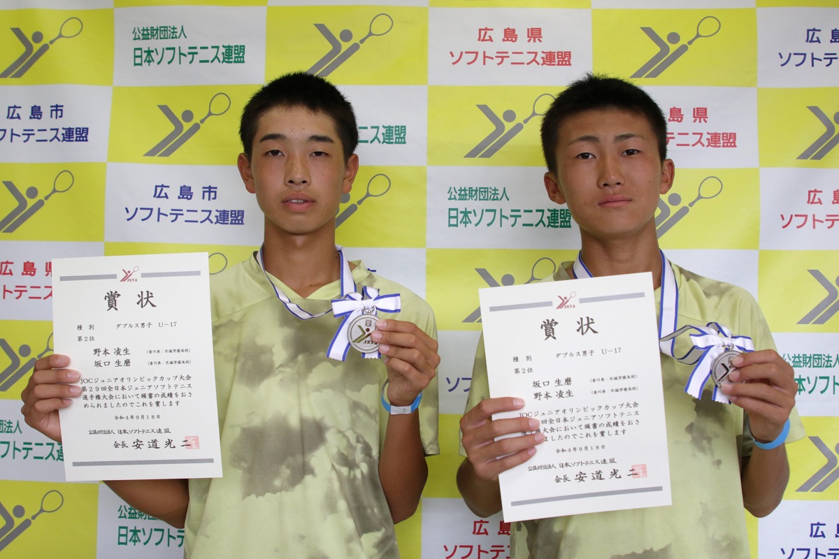 JOCジュニアオリンピックカップ大会 第29回全日本ジュニア選手権大会