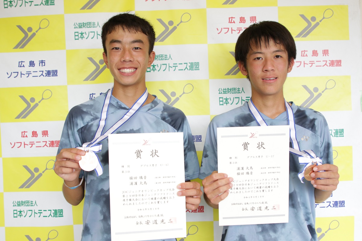 JOCジュニアオリンピックカップ大会 第29回全日本ジュニア選手権大会