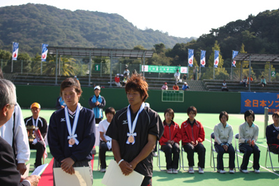 男子３位（早川・向井）